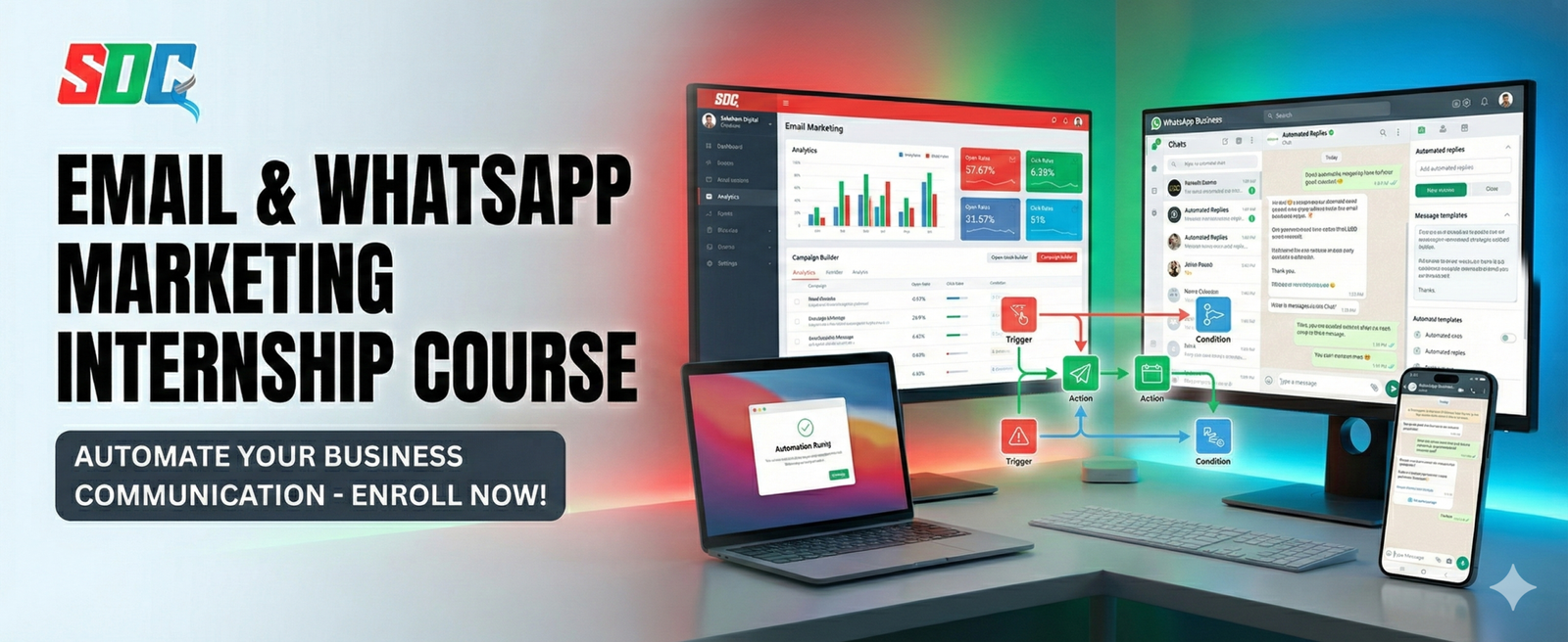 Best Email And Whatsapp Marketing Internship Course