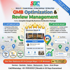 GMB Optimization & Review Management Service