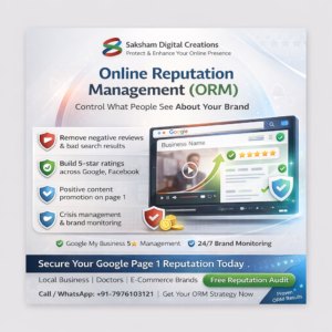 Online Reputation Management (ORM) Service