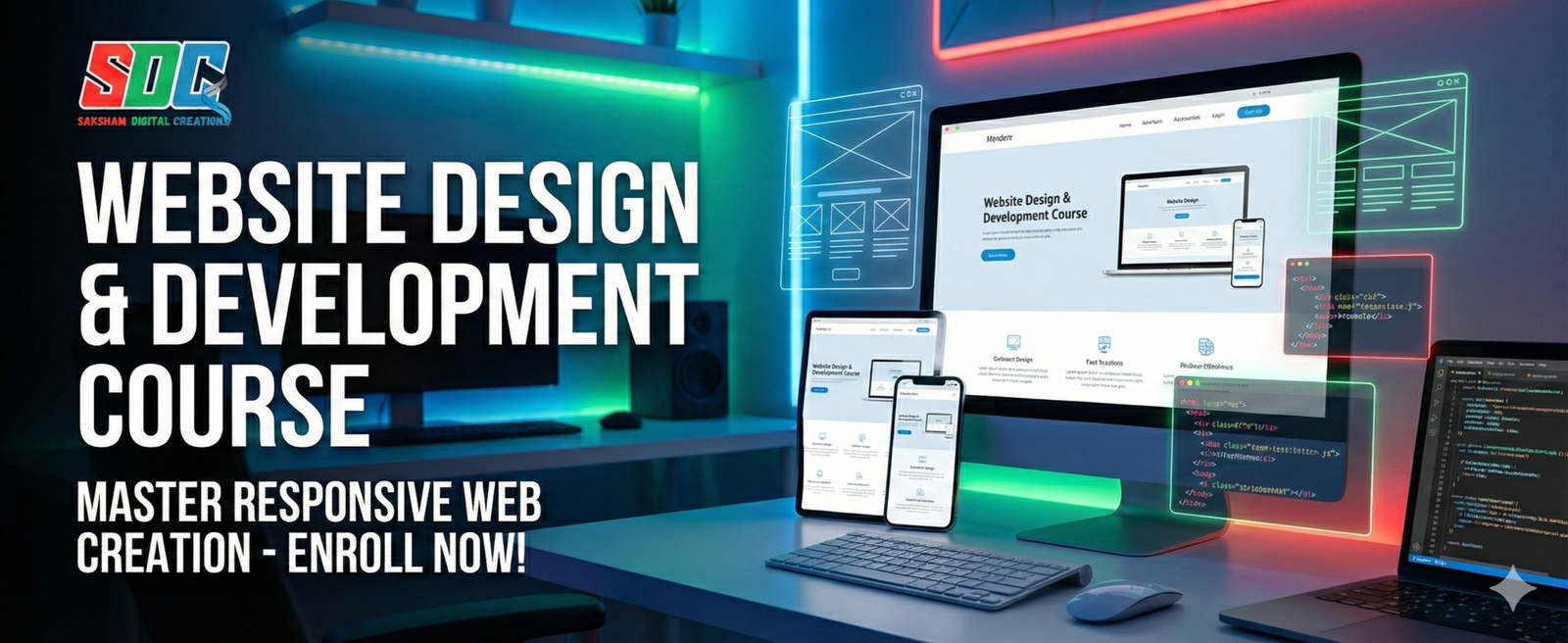 Best Website Design And Development Internship Course