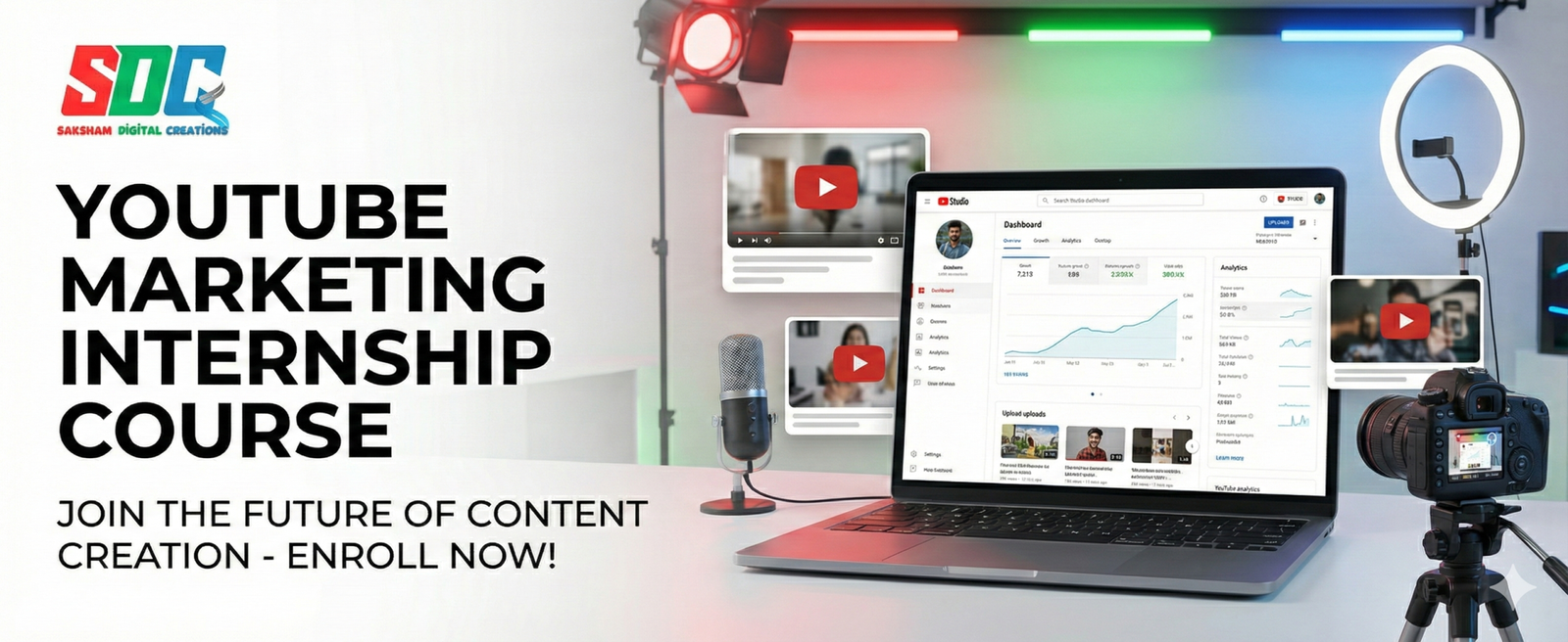 Best Youtube Marketing Internship Course